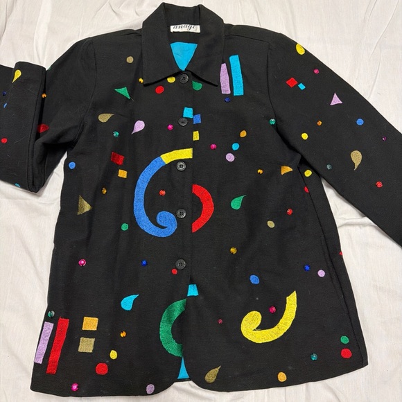 Anage Brown Jacket with Blue Lining - Picture 2 of 6